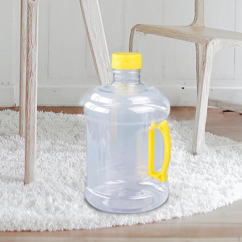 Wiederverwendbarer Wasserflaschenbehälter 2,5L Krug mit leichtem Griff, Aufbewahrungseimer für Wanderung Zeremonie Outdoor