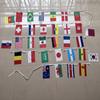 2022 Qatar World Cup String Flag Bunting 32 Countries Hanging Flags For Garden Restaurant Party
