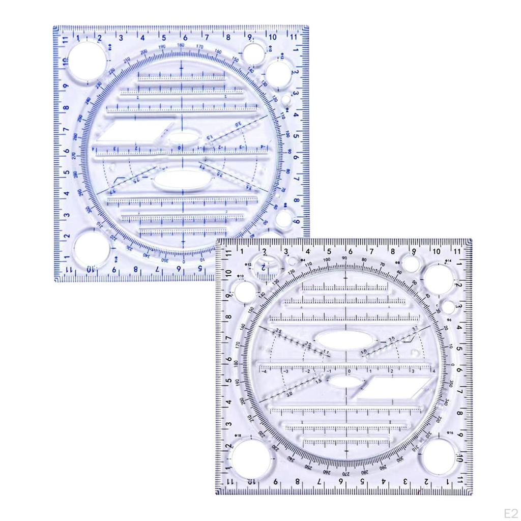 Drawing Ruler Construction Template Measuring Scale