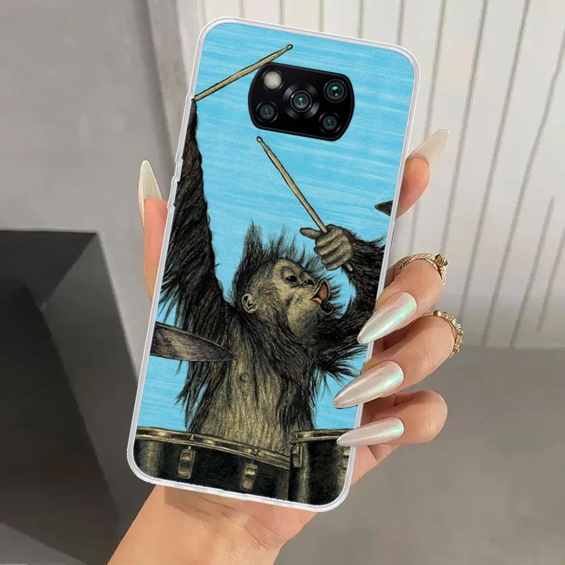 

Musical Instrument Drum Rock Phone Case for Xiaomi Poco X5 X6 X7 Pro F7 Ultra M7 Redmi 15 15C 13 13C 12 12C 10 10A 10C 9 9A 9C 9 Redmi 13C