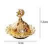 Arabic Incense Burner Candlestick Holder Ornament Metal Censer Cone for Yoga