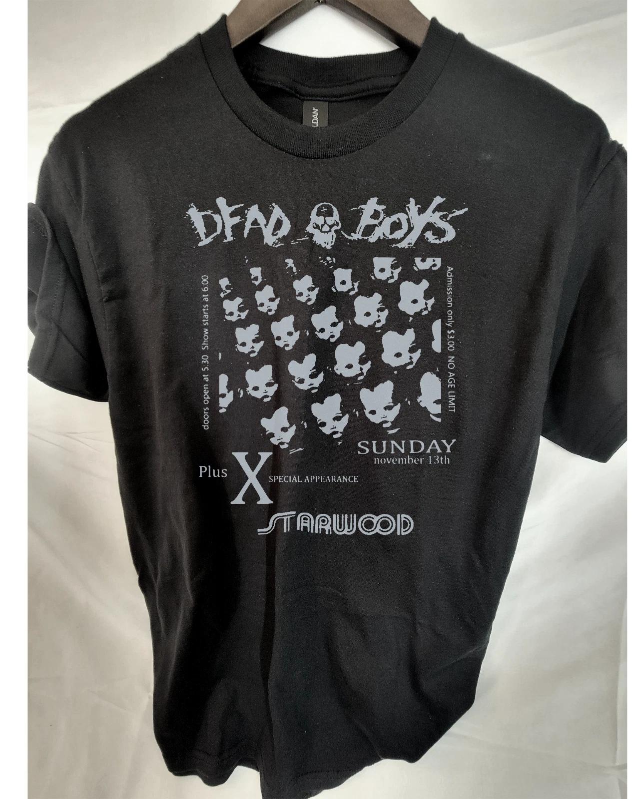 Dead Boys band gig flyer art T T-Shirt punk L