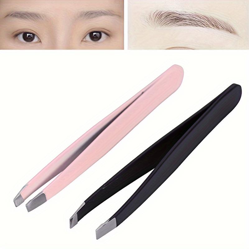 1 Precision Stainless Steel Forceps - Ergonomic, Corrosion-Resistant, Easy to Pluck & Groom, for Home or Beauty Parlor
