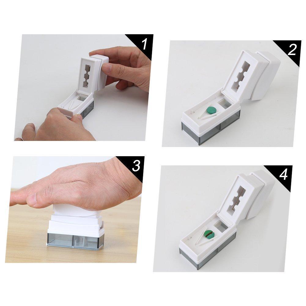 Outdoor Medicine Box Seal - Type Medicine Cutting Plastic Box Medicine Cutter Medicine Breaking Device Household Items