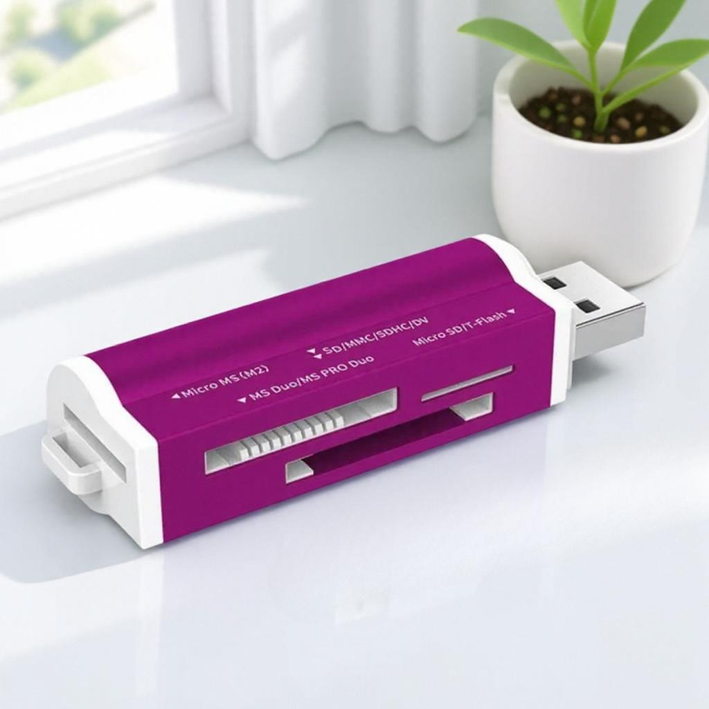 High Speed USB 2 0 Card Reader for Micro SD SDHC TF MMC MS PRO DUO M2 Memory Stick All In One Multi Slot Adapter for PC Laptop