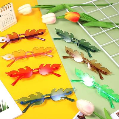 Trendy Party Eyewear Cosplay Flame Sunglasses Sunglasses for Women Sun Glasses Flame Shaped