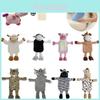 Adorable Cute Animal Hot Water Bottle With Thick Plush Cover For Cozy Comfort