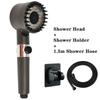3 Moduri Duș de Înaltă Presiune Filtru Masaj Spa Set Duș Presurizat cu Furtun Duș cu Pălărie de Ploaie Accesorii Baie