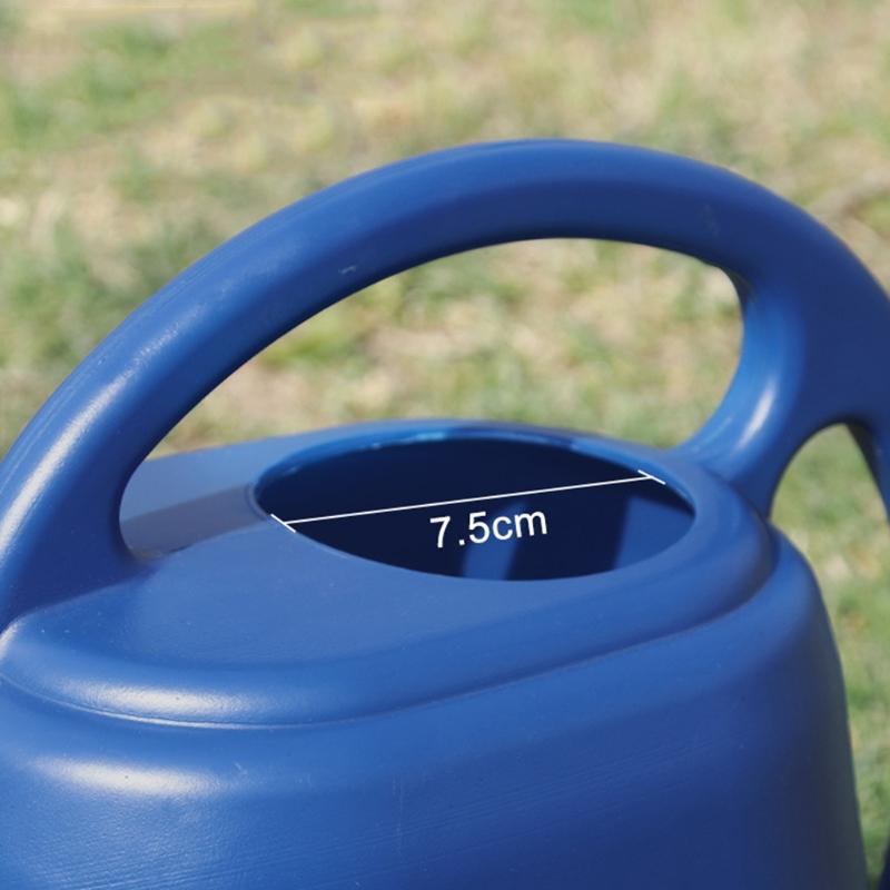 Regadera 4L Regadera de Plástico con Asa Cómoda Regadera Pequeña para Jardín Boquilla Larga para Interior Exterior
