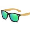 Retro Bamboo Leg UV400 Sunglasses Men Outdoor Driving Cycling Sports Sun Glasses Women Unisex Round Fashion Goggles Eyewear