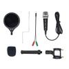 Compact, omnidirectional condenser microphone for smartphones, game commentary, stand microphone, smartphone microphone, recording microphone, live br