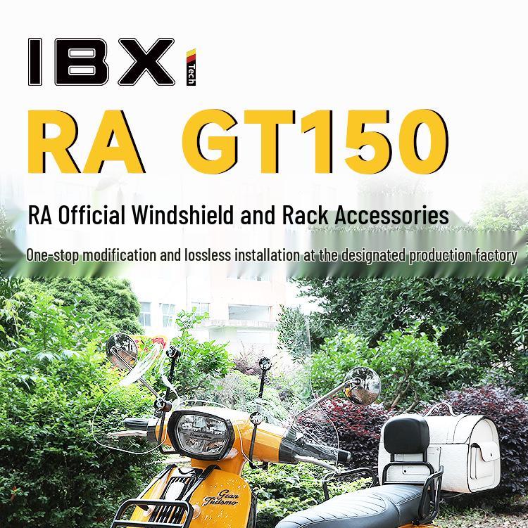 Applicable Orange Label GT150 Retro Motorcycle Windshield