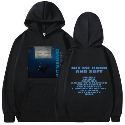 Hit Me Hard and Soft Tour Hoodies Herren Damen Übergroße Kapuzenpullover Langarmpullover Fans Geschenk