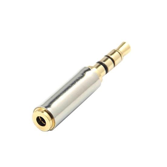 Mini Metal 3.5mm 2.5mm Female Jack Male to Headphone Audio Connector Adapter