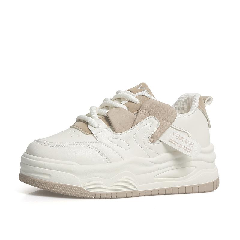 

Белые туфли на платформе Женская обувь Повседневные кеды Спортивная обувь Универсальные для колледжа 40