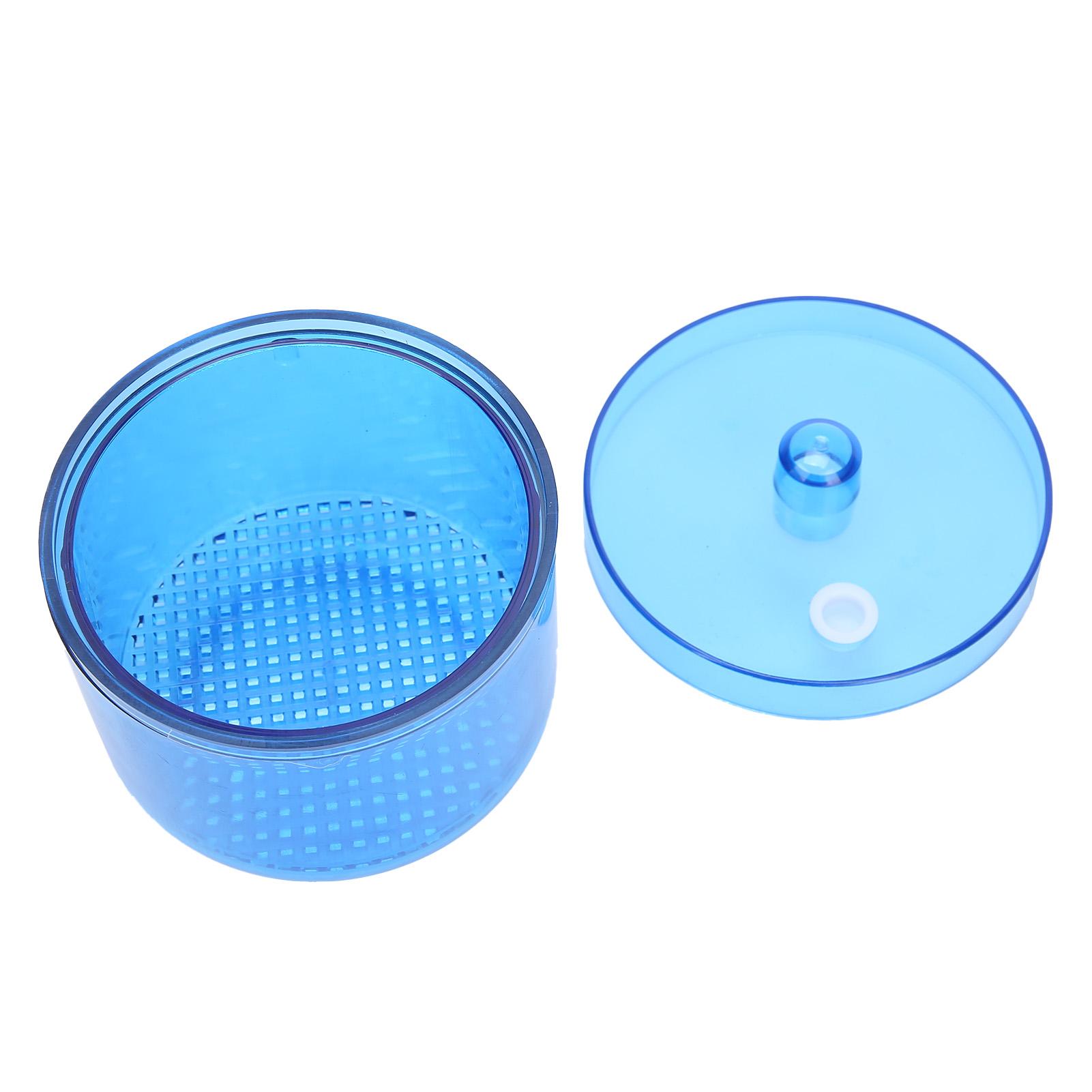 Dental Holder Cleaner Dental s Cleaning Soaking Box Round Box Dental Supplies