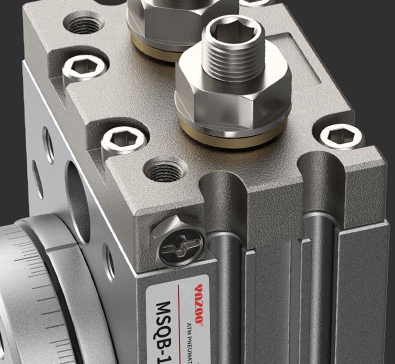 Adjustable Pneumatic Rotary Cylinder, Oscillating Gear Type 90°/180° HRQ50A MSQB10A70A.