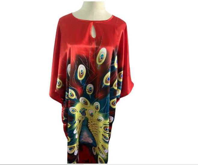 Plus Size Silk Qipao Pajama Robe & Tang Suit Bathrobe