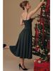 New Arrival Autumn Spaghetti Strap Multi-color Sexy Mid-length Skirt