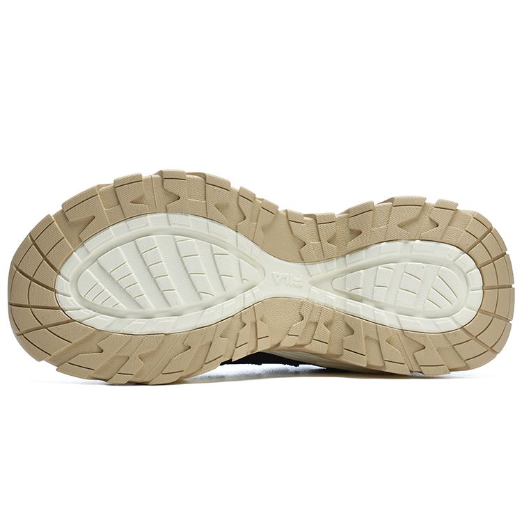 Fila Sofia Canvas Fishbone Shoes Thick Sole Wear-Resistant Height Increasing Low-Top Canvas Shoes Women Sneaker Black White F12W321304FBV