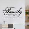 Quote Wall Sticker Removable Waterproof 45*30cm Art Black Decals Decor Family Home Office PVC Fashion New Unique