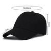 New Unisex Cap Casual Plain Baseball Cap Adjustable Snapback Hats For Women Men Hip Hop Cap Street Dad Hat