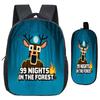 Students Oxford Knapsack 99 Nights In The Forest Learner Bags Meal Tote Pencial Case 3pcs Hot 3D Game Pattern Knapsacks Mochilas