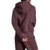 adidas Felpa con cappuccio e coulisse tinta unita ricamata Originals Top da donna Marrone IJ8275