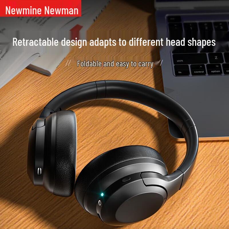 Newmine T07 Active Noise Cancelling Over-Ear Bluetooth Headphones