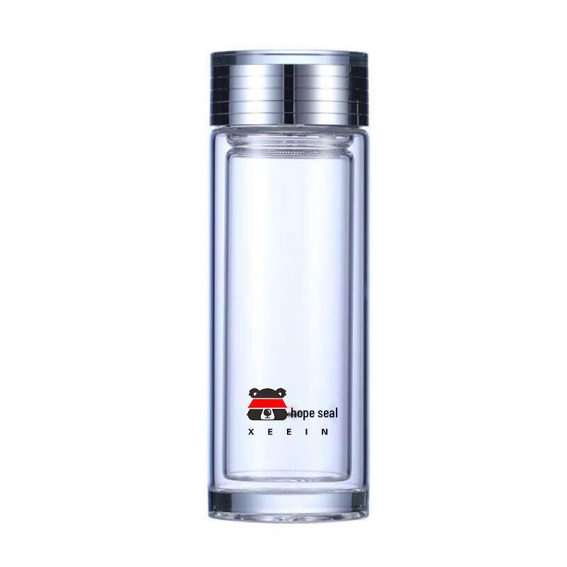 Xiyin Insulated Double-Layer Glass Tea Cup