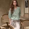 B Muse Mansion Bemuse V-Neck Knit - Mint