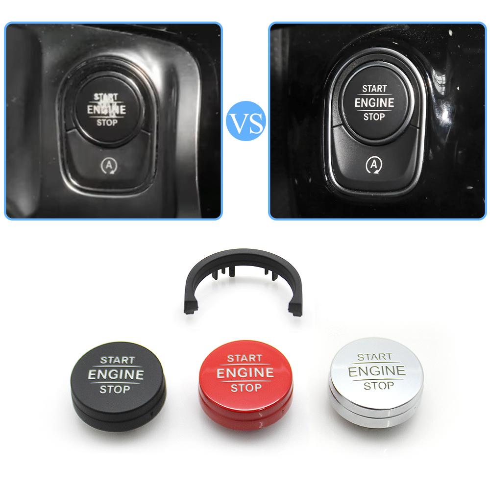 Car Engine Start Stop Push Switch Button Cover Trim Strip For Benz W177 W247 W118 W447 W448 W907 W910 2019-2026 1779051001