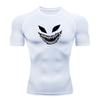 Men's Compression Fitness Sport T-Shirt, Creepy Grin Sharp T