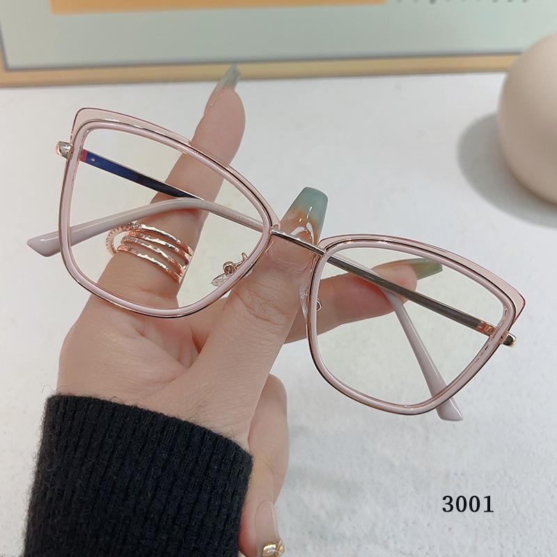 

Новый бренд Ретро Гелевые Градиентные Кошачий Глаз Металлическая Рамка Фотохромные Антисиние Световые Очки для Чтения Женские от 0 до +6 0