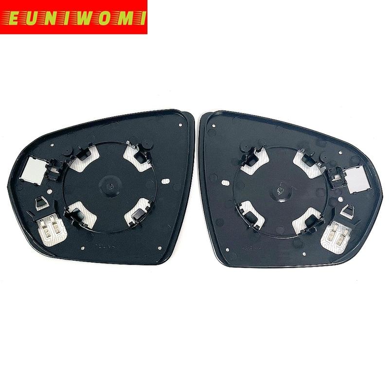 Wide Angle Heated Car Mirror Glass With Blind Spot For PEUGEOT 3008 SUV 5008 II 2016 2017 2018