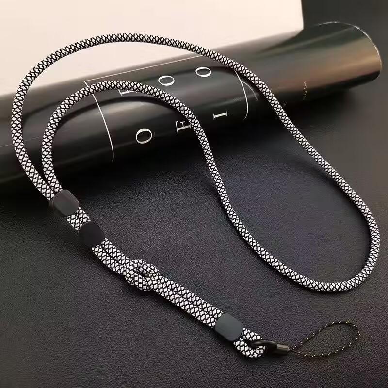 Long Neck Hanging Chain Hand-woven Mobile Phone Lanyard Strong Adjustable Dual-use Lanyard Phone Anti-lost Strap