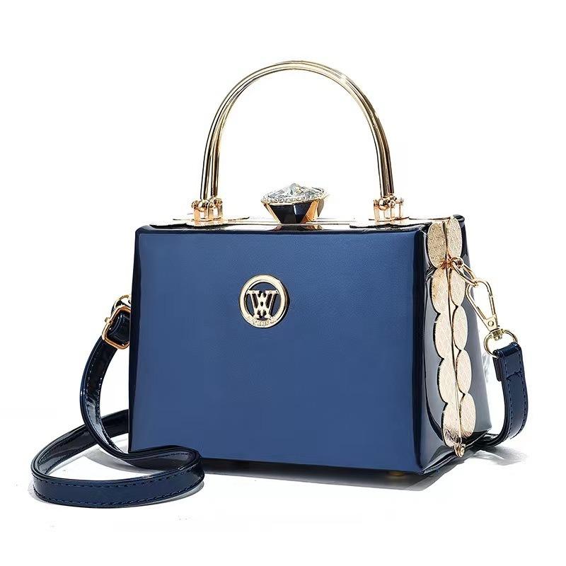 Women's Bag Bright Leather Multi-functional Dinner Messenger Portable Bag Shoulder Bag Handbag
