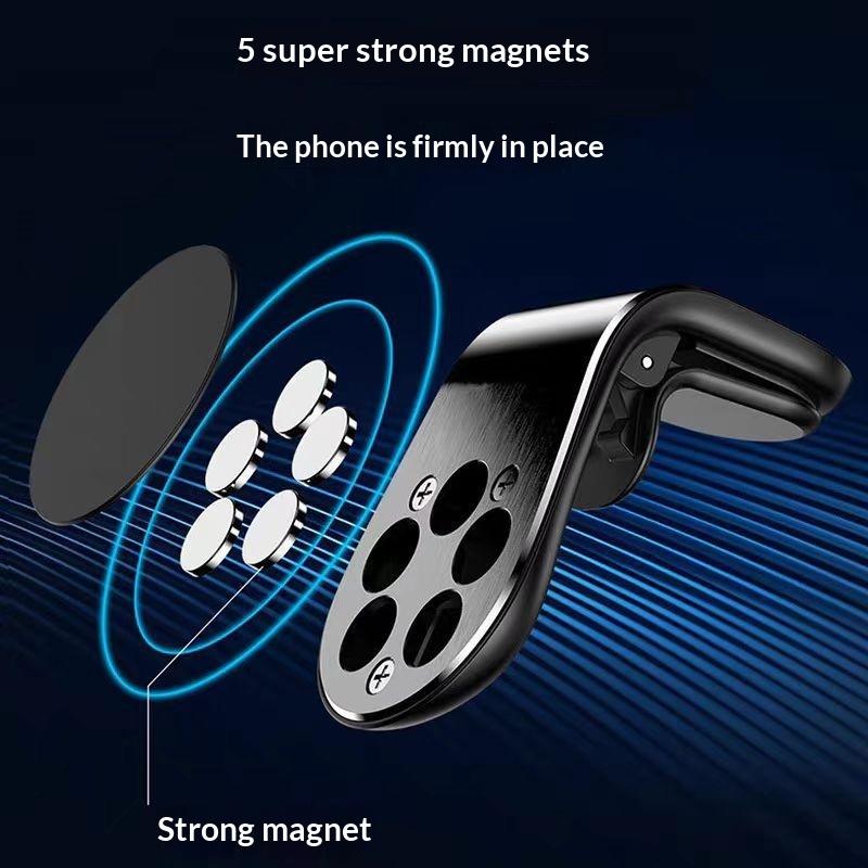 Magnetic Car Phone Holder Stand Air Vent Clip Car Mobile Mount Bracket Cellphone Gps Support In Car