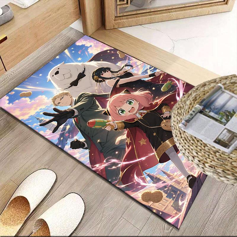 Fantasy Battle Anya  Carpet, Kitchen Rugs, Yoga Mat, Non-Slip Mats, Rug for Bathroom, Living Room Bedroom, Camping Rugs Christmas Gift