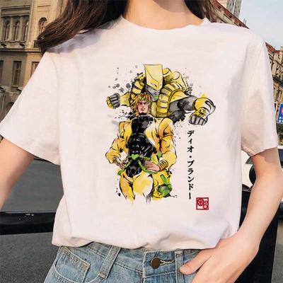 JoJo Bizarre Avontuur Grappige T-shirts voor Man vrouw Japan Anime Gedrukte T-shirt Casual Jojo T