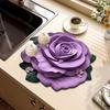 Absorbent Decorative Floor Mat Kitchen Anti-Scalding Insulation Placemat High Temperature Resistant