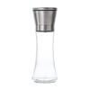 Creative Stainless Steel Spice Grinder - Adjustable Coarseness, Manual Glass Black Pepper Mill