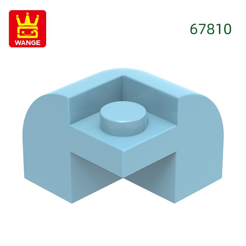 Non-Toxic 85Pcs/Lot 67810 2X2X1 1/3 With Bow Building Blocks Moc Color Accessories Compatible With Brick Diy Spare Parts Toy Gift
