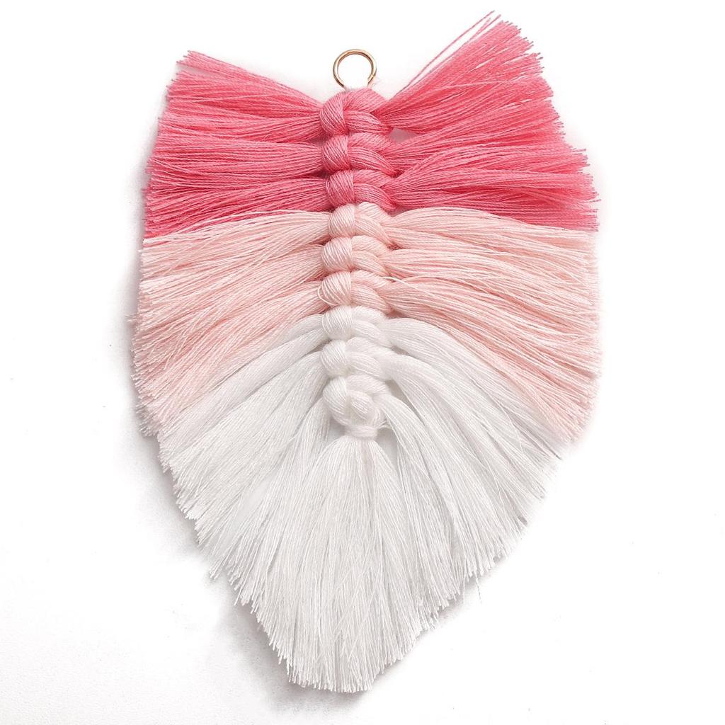 Tassel Woven Pendant Charm for DIY Bag Keychain Accessories