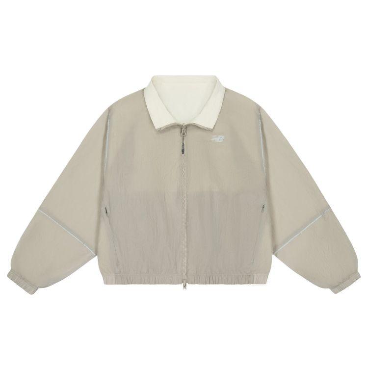 New Balance Jacket Women s Dark Khaki NAF14182-DB XS