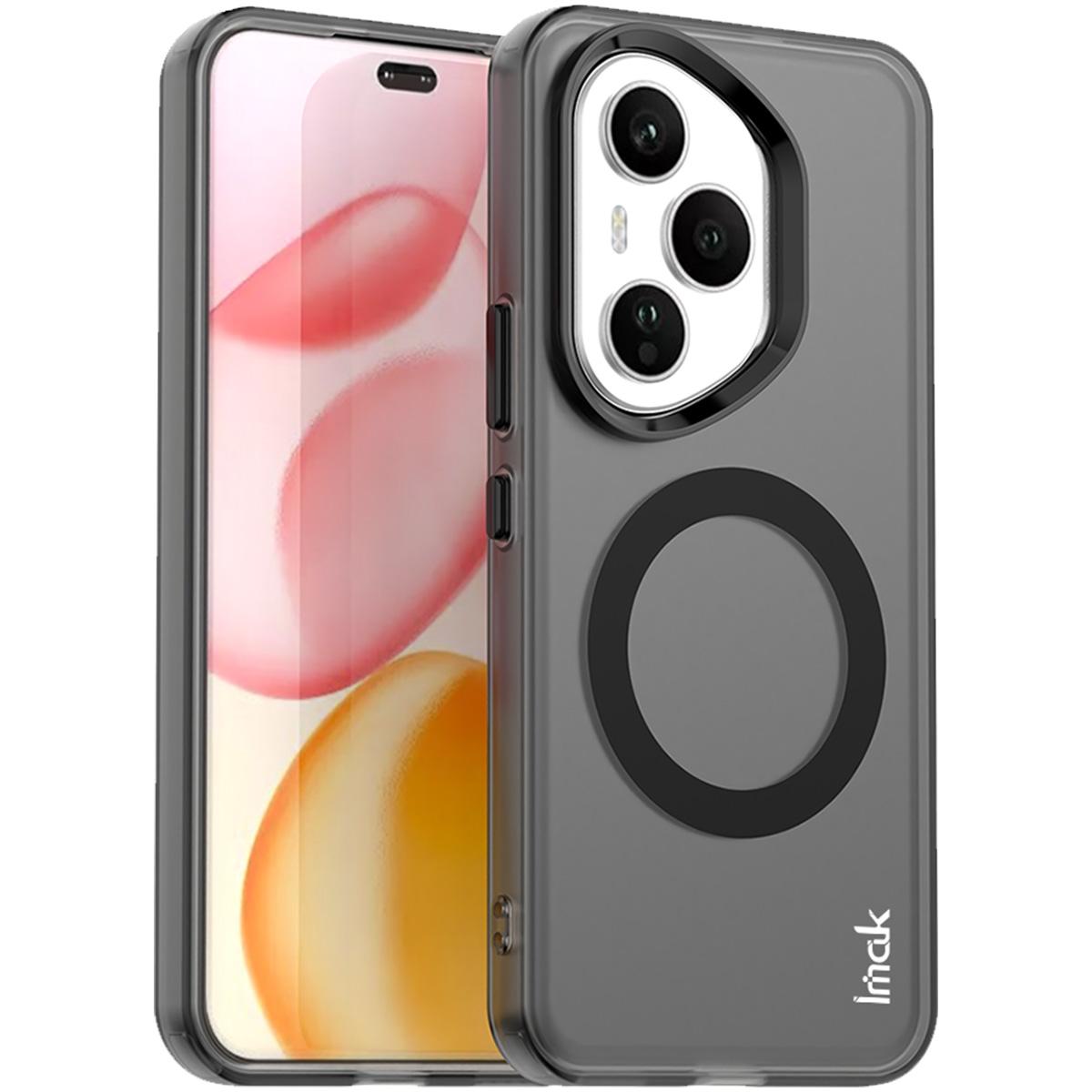 

Для Honor 400 Pro 5G Глобальный Чехол для телефона IMAK Шоколадный Магнитный Чехол Honor 400 Pro 5G (Global) чёрный