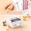 Double-Ended Acrylic Paint Markers With Stackable Storage Box For Canvas, Glass, Ceramics, Wood, Diy Crafts