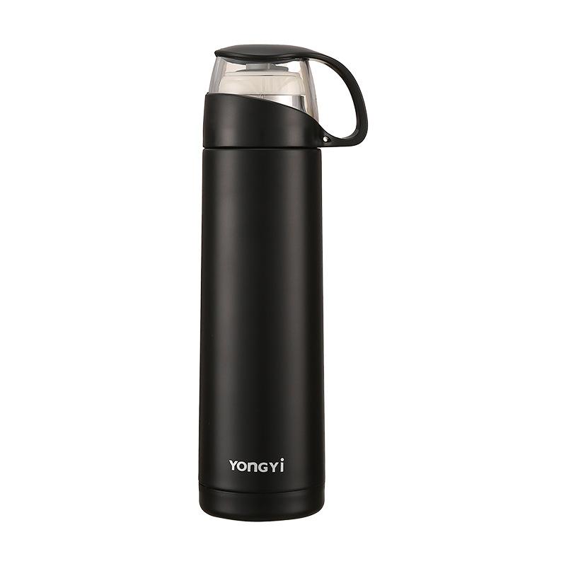 Large Capacity Thermos Cup 500ml Vacuum Flasks Portable Stainless Steel Thermos Cup Water Bottle Travel Tea Mug Office Thermos Cup