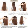 5 luxurious long wave hair clips high-quality BB clip synthetic wig elegant and natural daily styling suitable for all women