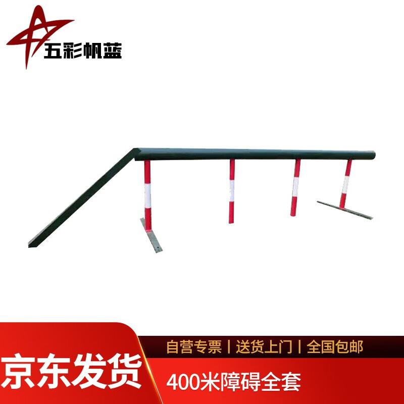 Colorful Obstacle Course Log Bridge